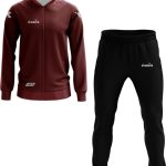 Diadora Nacce 21 - Erkek Bordo Eşofman Takımı - Nacce21