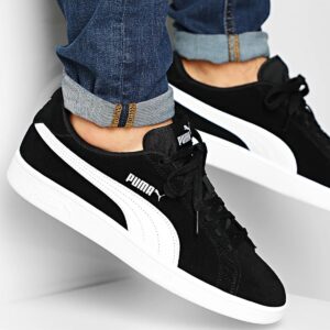 Puma Smash V2 - Erkek Siyah-beyaz Spor Ayakkabı - 364989 01