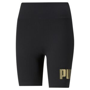 Puma Essential+ Metallic 7 Siyah Kadın Kısa Tayt 586895 01