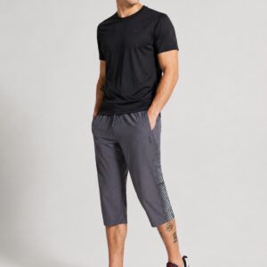 TRYON Dakota Polyester Kumaş Erkek Antrasit Spor Kapri
