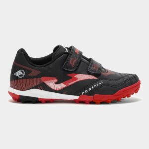JOMA Powerful Jr 2501 Siyah/Kırmızı Çocuk Halı Saha Ayakkabısı - POJW2501TFV