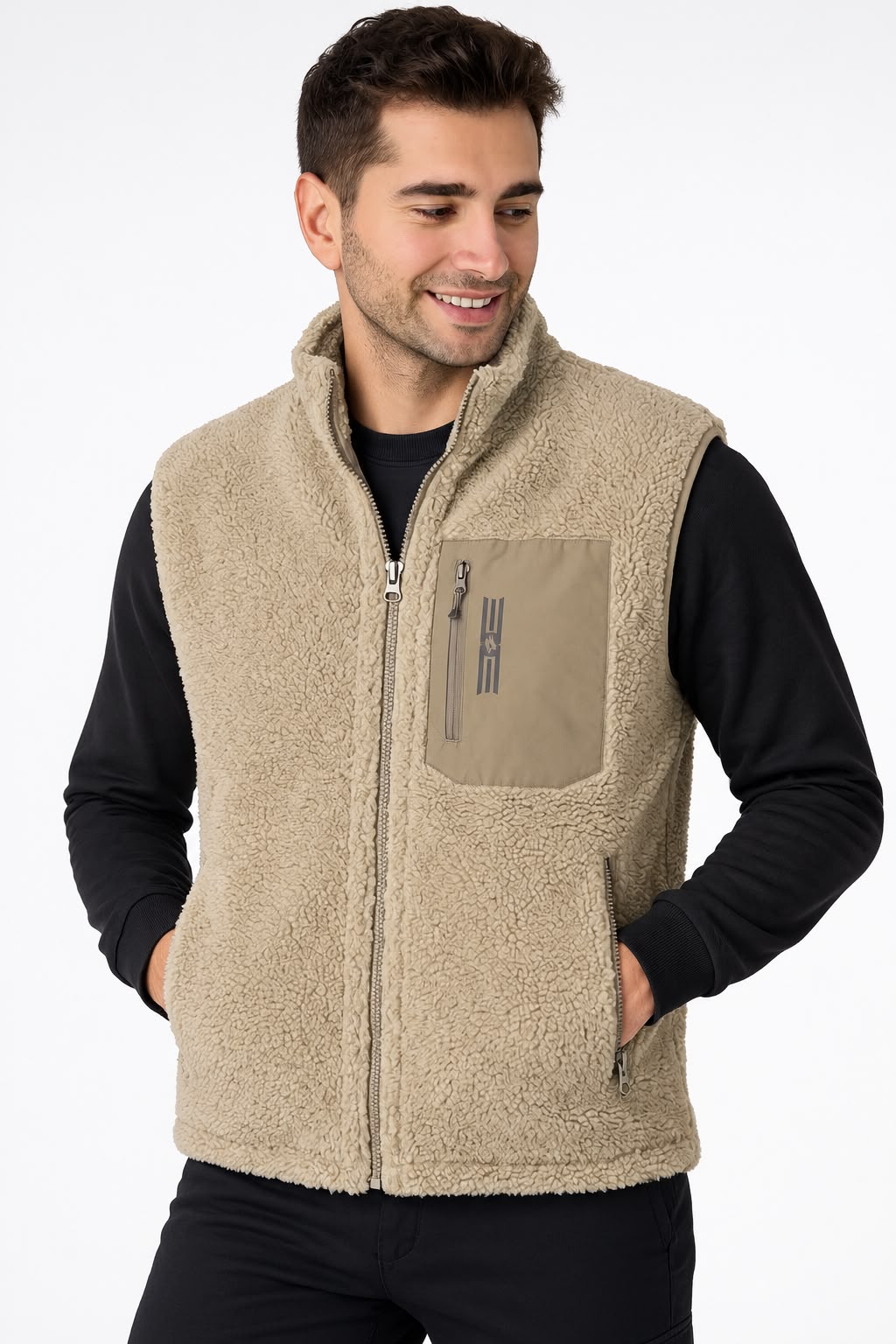 crozwise-bej-erkek-outdoor-polar-yelek-4019-02-20499.jpeg